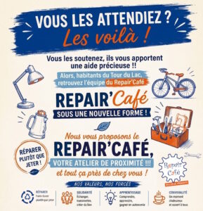 Repair'Café du Val d'Ars : Atelier de Proximité